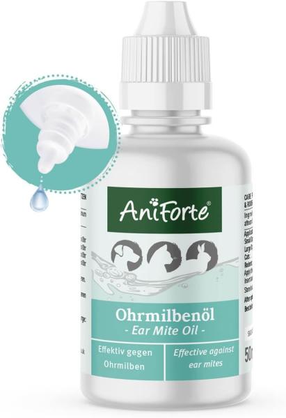 AniForte® Ohrmilbenöl für Hunde, Katzen & Nagetiere