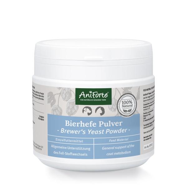 AniForte Bierhefe Pulver – glänzendes Fell & vitale Haut
