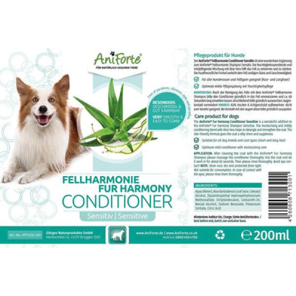 Aniforte Fellharmonie Conditioner Sensitiv für Hunde 200ml