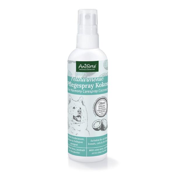 Aniforte Fellharmonie Pflegespray Kokos 200ml für Hunde und Katzen