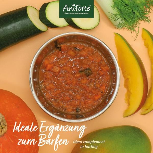 Aniforte BARF-Line Bio Gemüse & Obst Mix – "Fenchel & Mango"