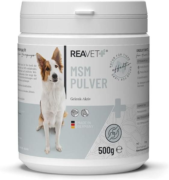 ReaVET MSM Gelenk-Aktiv 500g für Hunde und Pferde