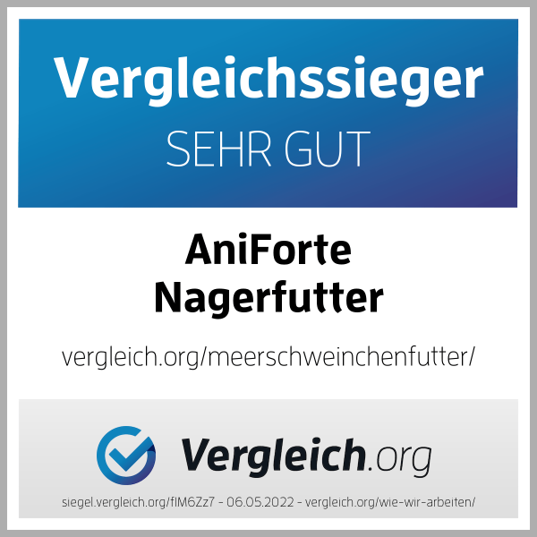 Aniforte Natur Nagerfutter - Natürliches Futter für Kleintiere