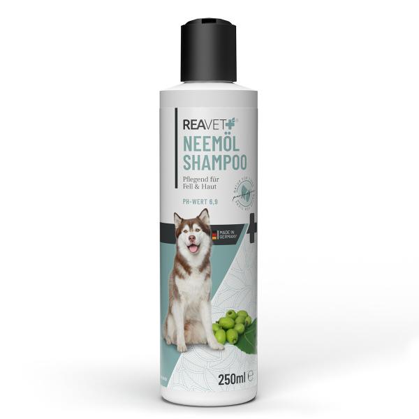 ReaVET Neemöl Shampoo für Hunde - Pflegend für Fell & Haut