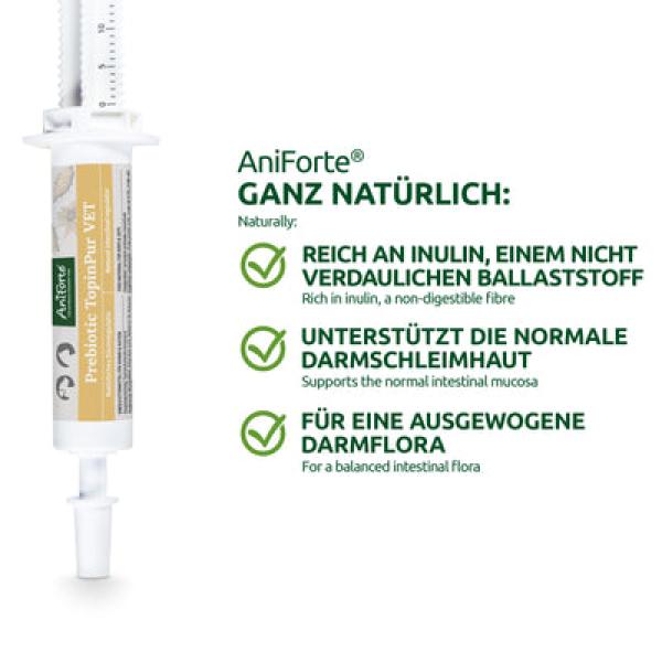 Aniforte Prebiotic TopinPur VET Unterstützt die Darmschleimhaut