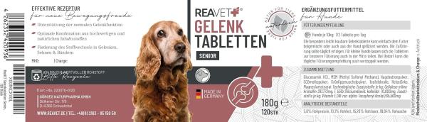 Gelenktabletten Senior 120Stk für Hunde