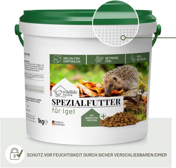 Wildlife Home Spezialfutter für Igel – Premium Ernährung für unsere stacheligen Freunde