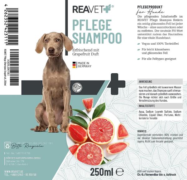 ReaVET Pflegeshampoo Grapefruit 250ml