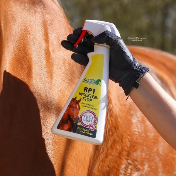 Stiefel RP1 Insekten Stop Spray Pferd Reiter Insektenschutz Zecken Bremsen