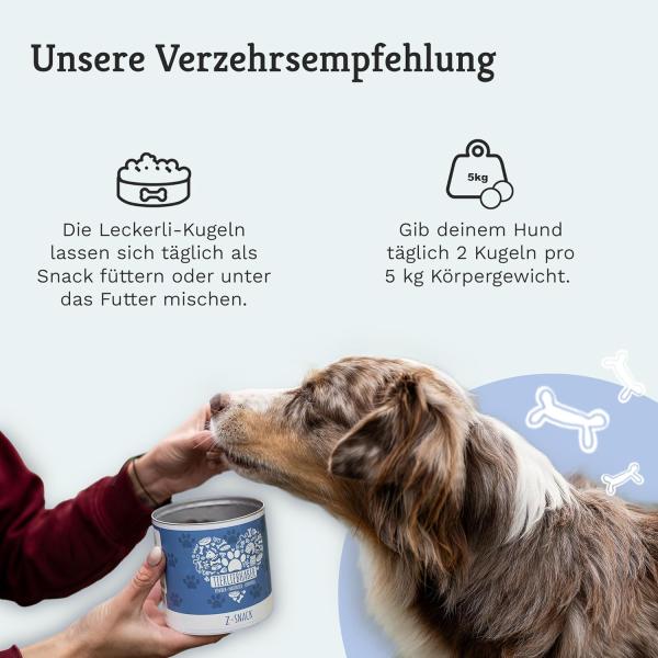 Tierliebhaber Z-Snack für Hunde: Der gesunde Kauspaß für deinen Liebling mit Zeckenschutz!