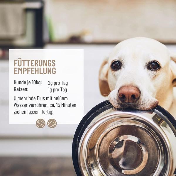 ReaVET Ulmenrinde Plus  - Natürliche Darmsanierung für Hunde und Katzen