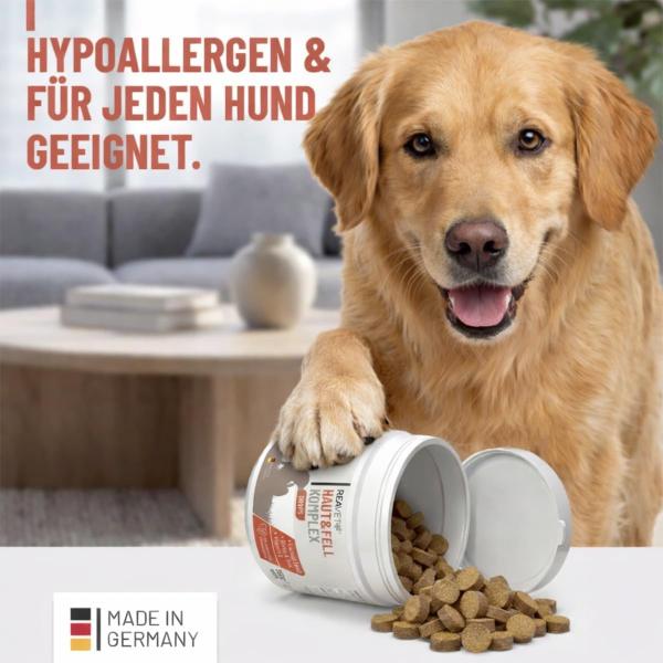 Vital-Animal Haut & Fell Komplex Drops 350g Dose – Nahrungsergänzung für Hunde und Katzen.