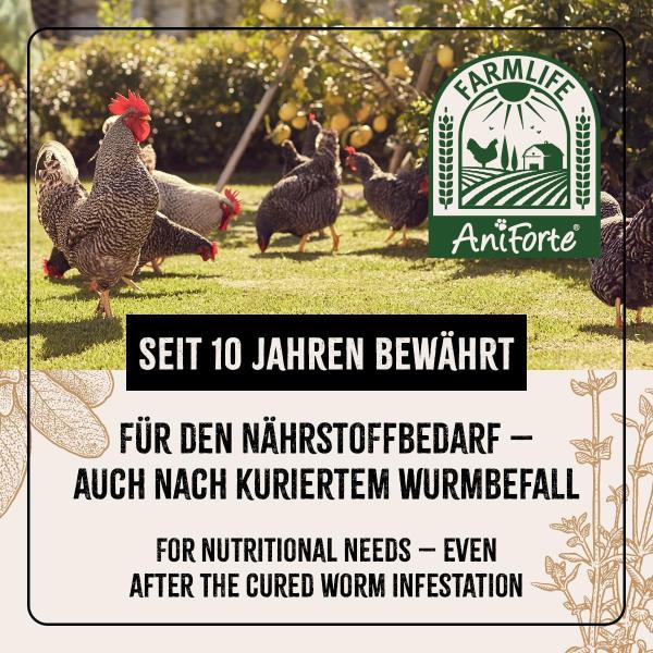 Aniforte FarmLife WermiX für Hühner und Geflügel ehem. Wurmformel